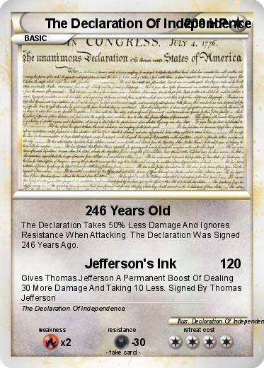 Pokemon The Declaration Of Independence