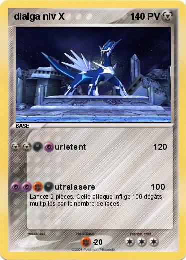 Pokemon dialga niv X