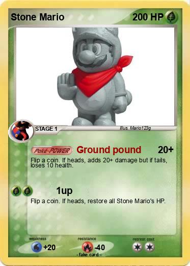 Pokemon Stone Mario
