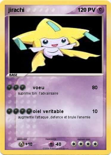 Pokemon jirachi