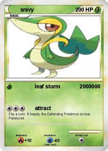 Pokemon snivy
