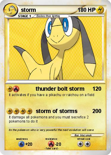 Pokemon storm