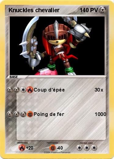 Pokemon Knuckles chevalier