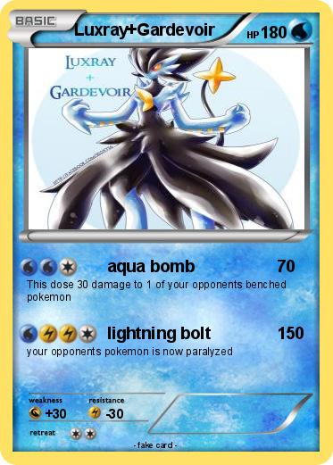 Pokemon Luxray+Gardevoir
