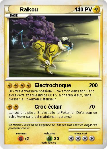 Pokemon Raikou