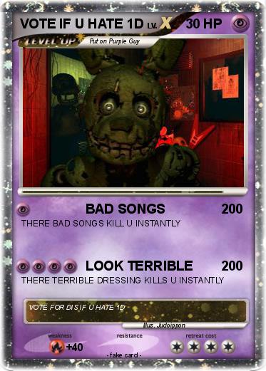 Pokemon VOTE IF U HATE 1D