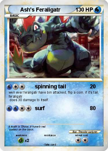 Pokemon Ash's Feraligatr