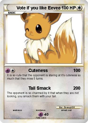 Pokemon Vote if you like Eevee