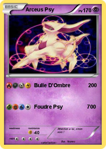 Pokemon Arceus Psy