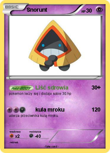 Pokemon Snorunt