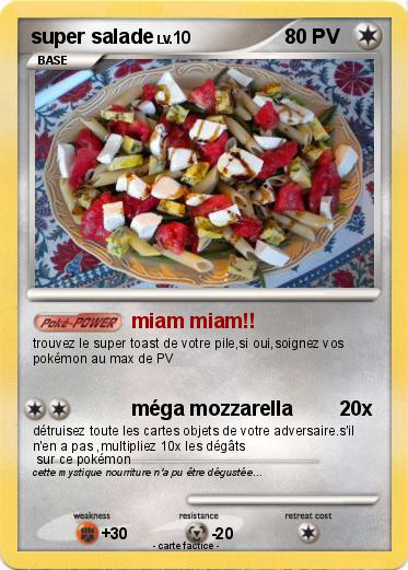 Pokemon super salade