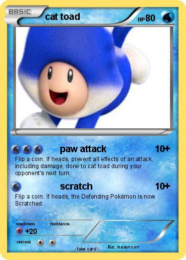 Pokemon cat toad