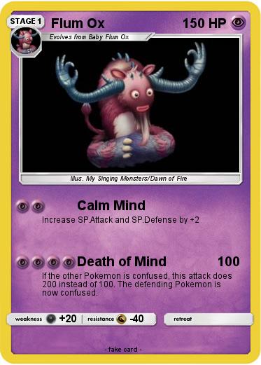 Pokemon Flum Ox