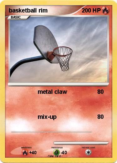 Pokemon basketball rim