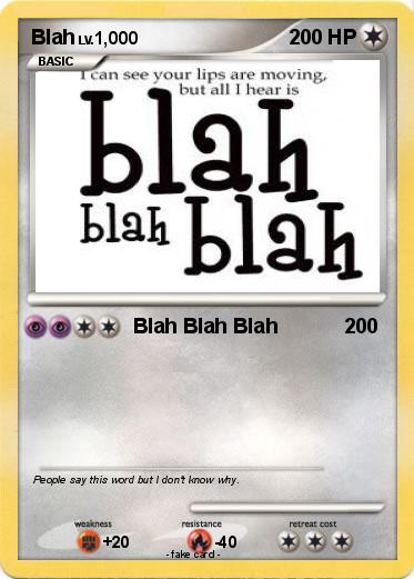 Pokemon Blah