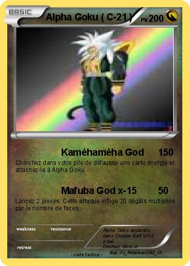 Pokemon Alpha Goku ( C-21 )