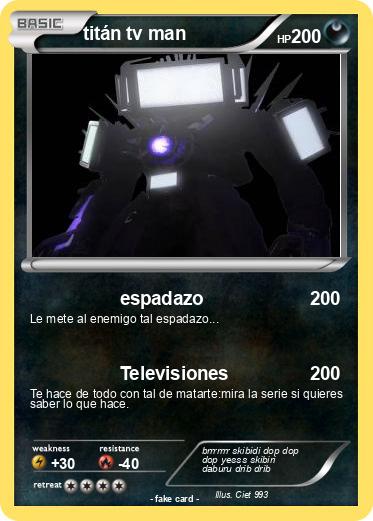 Pokemon titán tv man
