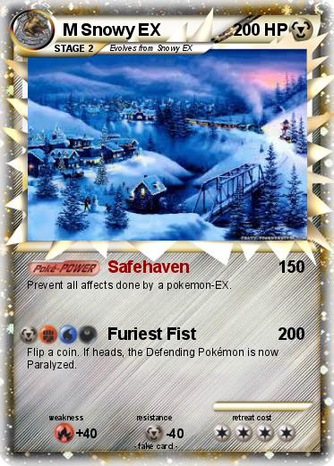 Pokemon M Snowy EX
