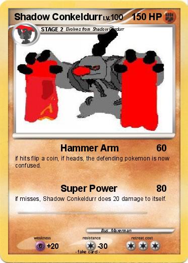 Pokemon Shadow Conkeldurr
