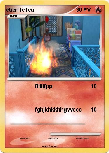 Pokemon étien le feu