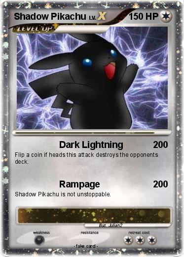 Pokemon Shadow Pikachu
