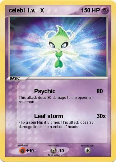 Pokemon celebi  l.v.   X