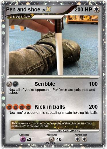 Pokemon Pen and shoe