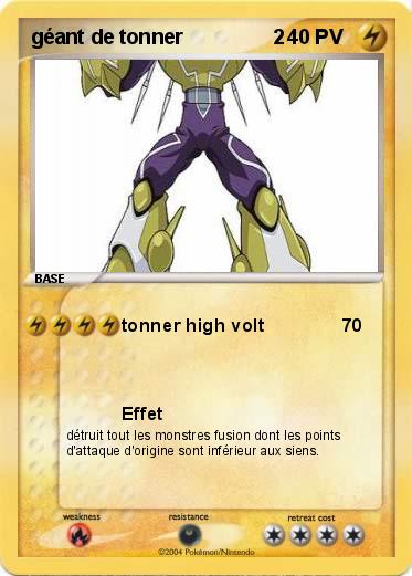 Pokemon géant de tonner                2