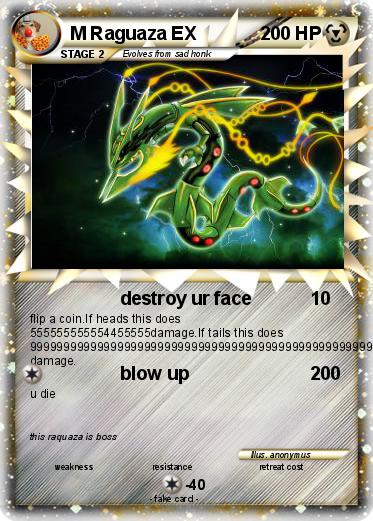 Pokemon M Raguaza EX