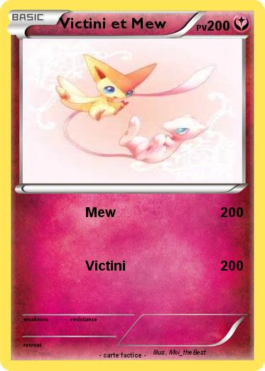Pokemon Victini et Mew