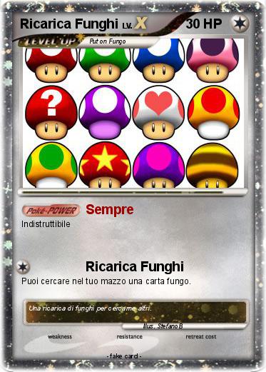 Pokemon Ricarica Funghi
