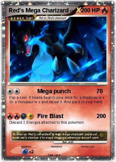Pokemon Red's Mega Charizard