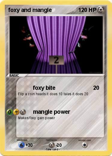 Pokemon foxy and mangle