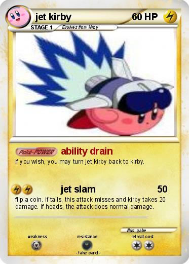 Pokemon jet kirby