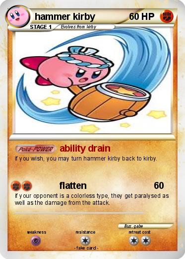 Pokemon hammer kirby