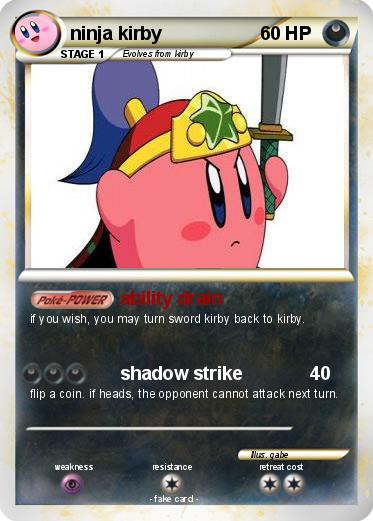 Pokemon ninja kirby