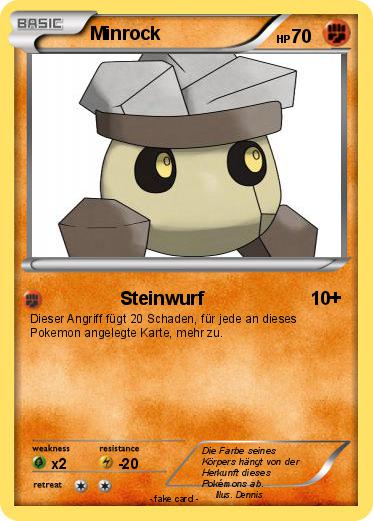 Pokemon Minrock