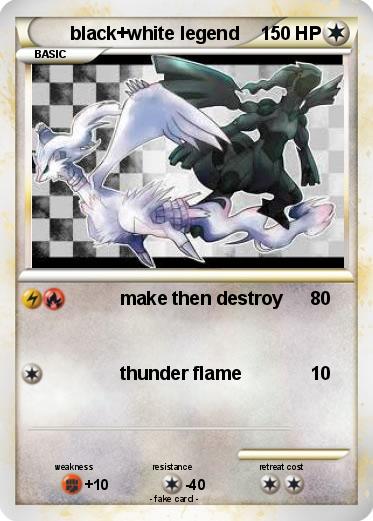 Pokemon black+white legend