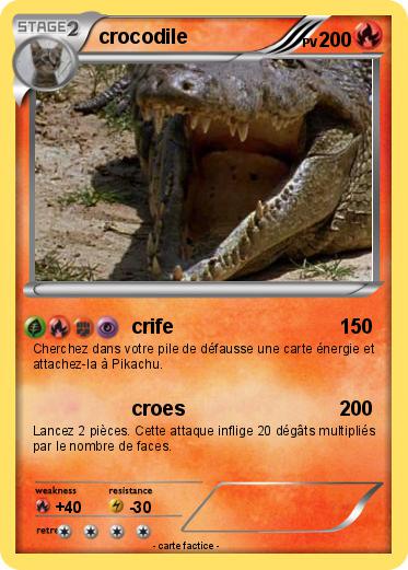 Pokemon crocodile