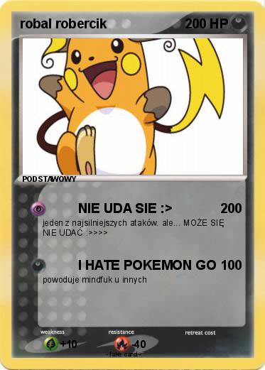Pokemon robal robercik
