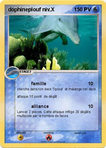 Pokemon dophineplouf niv.X