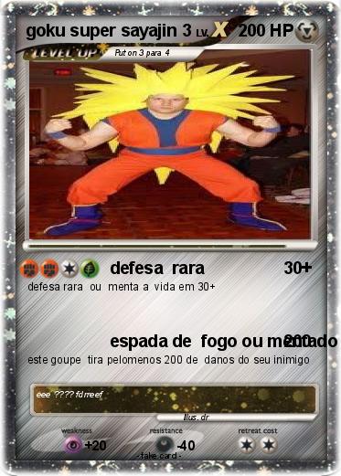 Pokemon goku super sayajin 3