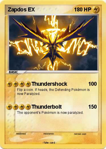 Pokemon Zapdos EX
