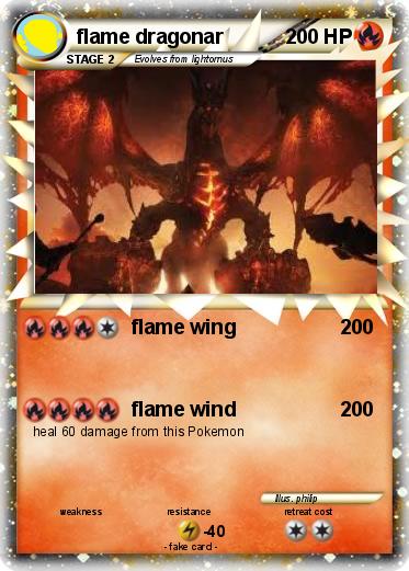 Pokemon flame dragonar