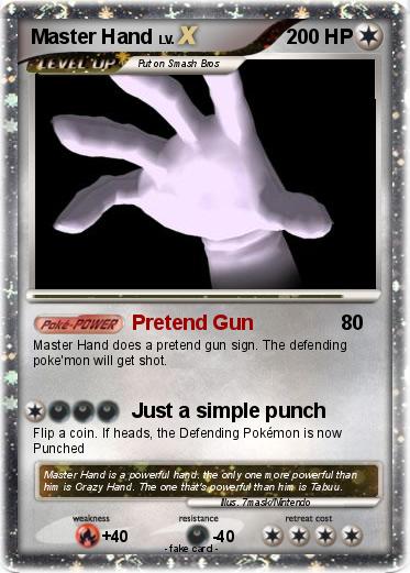 Pokemon Master Hand