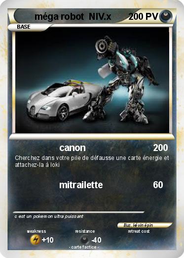 Pokemon méga robot  NIV.x