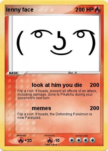 Pokemon lenny face