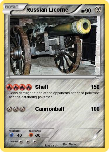Pokemon Russian Licorne