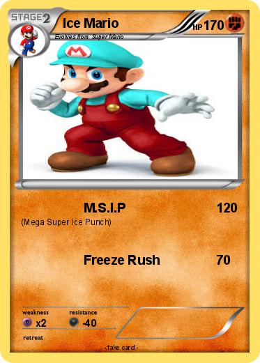 Pokemon Ice Mario