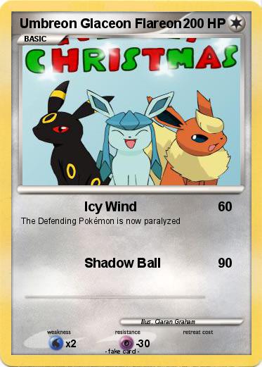 Pokemon Umbreon Glaceon Flareon